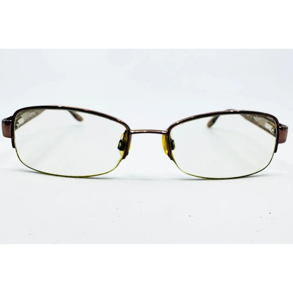 Revlon Eyeglass Frames Womens Espresso Brown RV5022 211 Rectangular 130mm